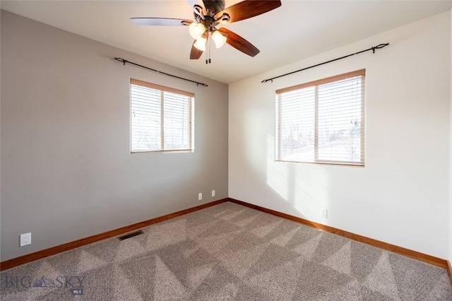 2212 Sourdough Rd, Bozeman, MT 59715 - carpeted spare room with ceiling fan and baseboards