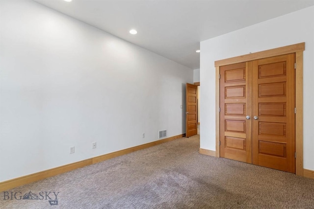 1281 Stoneridge Unit A, Bozeman, MT 59718 - spare room with carpet floors and recessed lighting