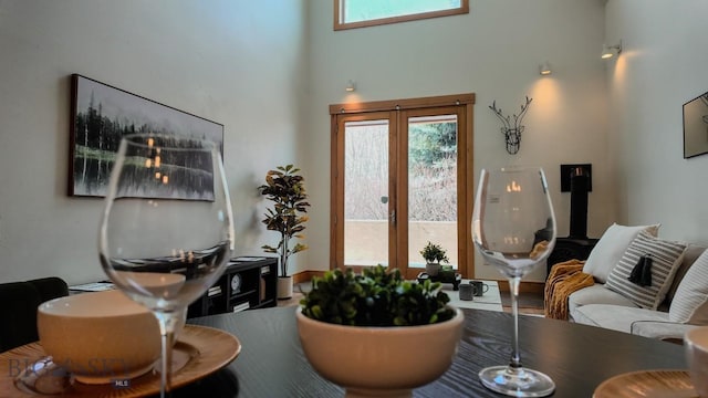 1281 Stoneridge Unit A, Bozeman, MT 59718 - living room with a towering ceiling and baseboards