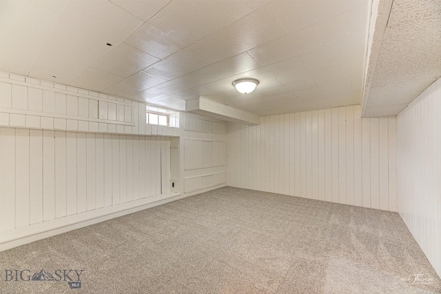 700 4th, Deer Lodge, MT 59722 - below grade area with carpet and wooden walls