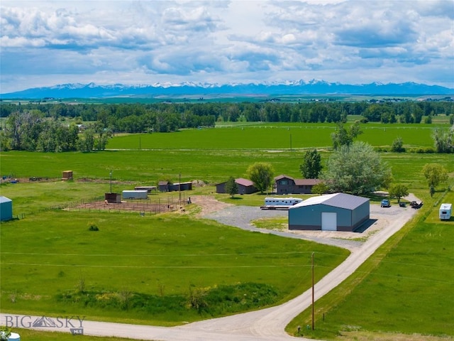 2521 Weaver Ln, Belgrade, MT 59714 - overview of rural landscape featuring mountains