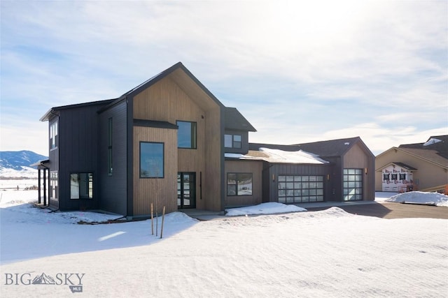 view of front of house with an attached garage