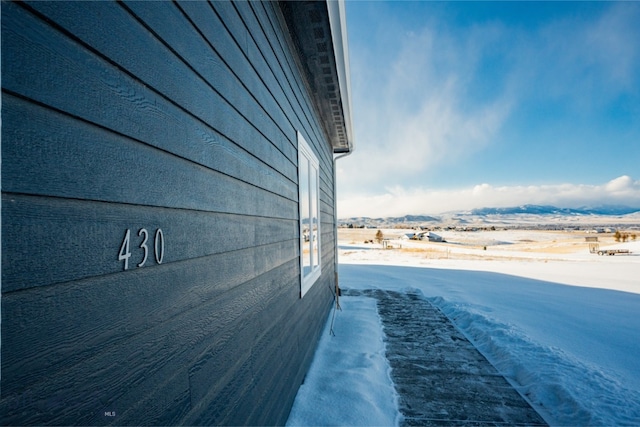 view of side of home