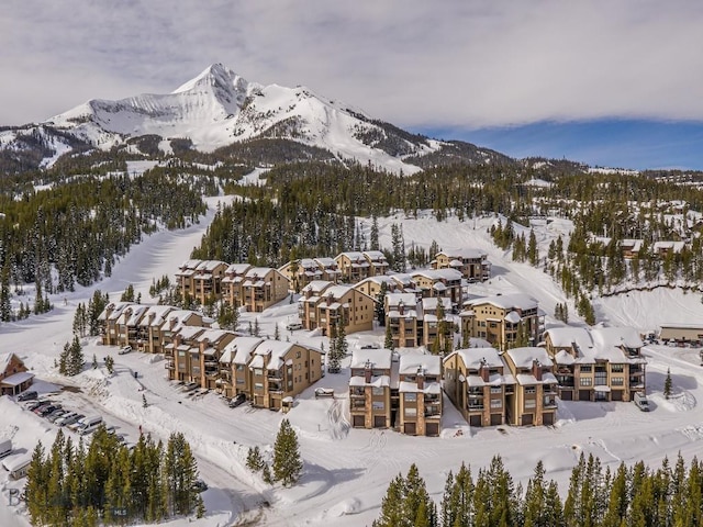 property view of mountains featuring a residential view