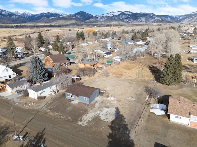 113 Washington St, Sheridan, MT 59749 - bird's eye view with a residential view and a mountain view
