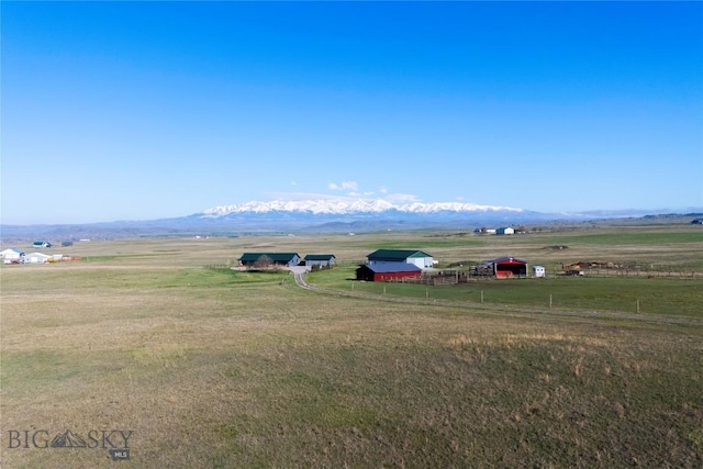 42 Jim Parrent Ln, Big Timber, MT 59011 - view of home's community featuring a view of countryside, a yard, and a mountain view