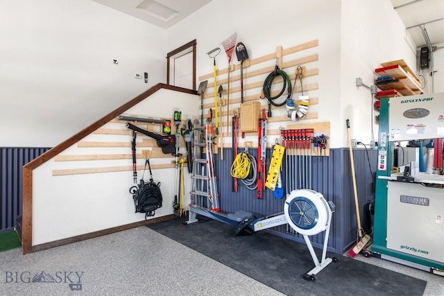 view of exercise room