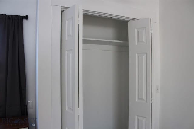 view of closet