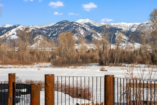 view of mountain feature