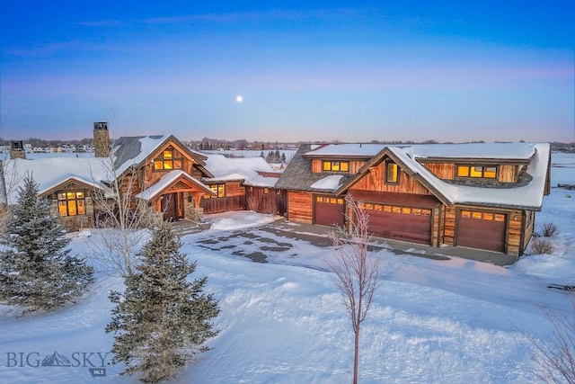 view of chalet / cabin