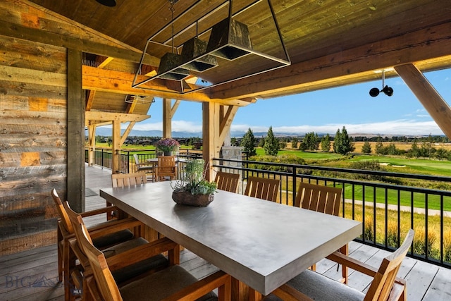 view of patio / terrace with outdoor dining area