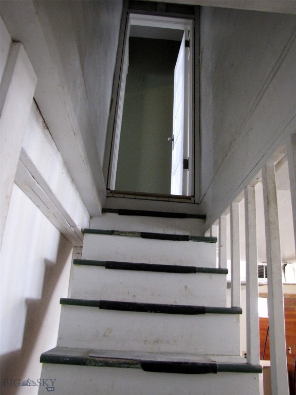 view of staircase