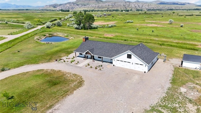 18287 Haasakker Rd, Three Forks, MT 59752 - aerial view of sparsely populated area featuring mountains