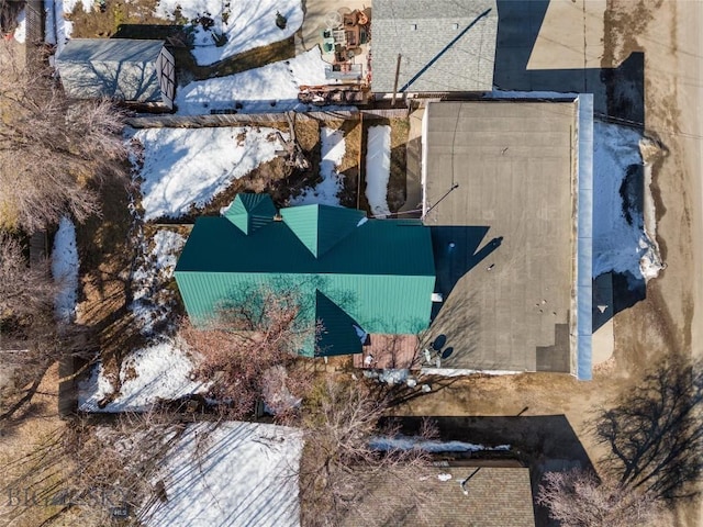 8005 Churchill Rd, Churchill, MT 59741 - view of snowy aerial view