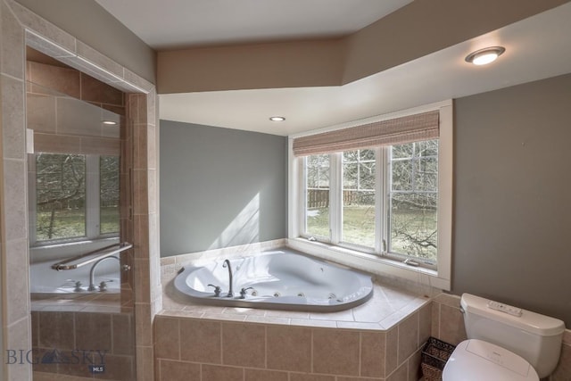284 Annie Glade, Bozeman, MT 59718 - bathroom with a tub with jets and toilet