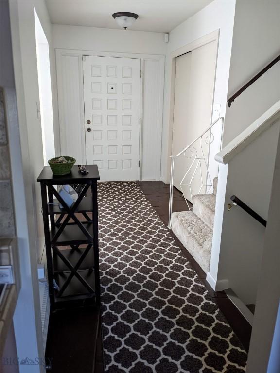 entrance foyer featuring stairs
