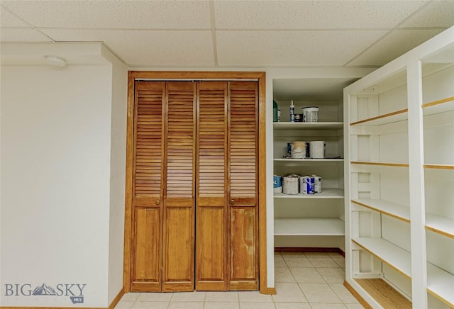 view of pantry