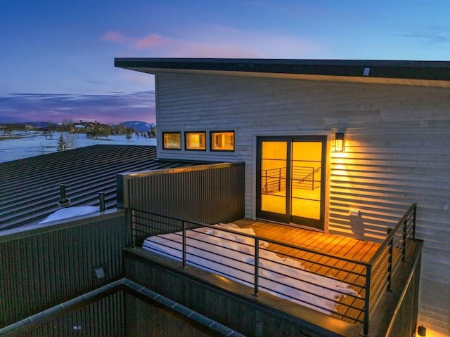 33 Leachman Ln, Bozeman, MT 59718 - rear view of property with a deck