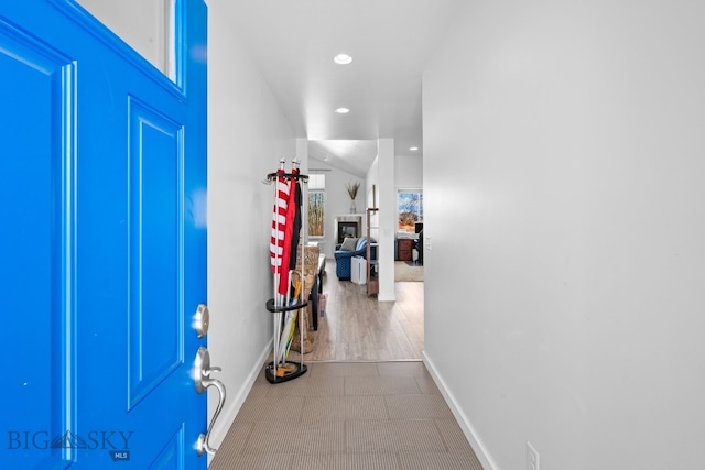2465 Lasso Ave, Bozeman, MT 59718 - foyer with baseboards and recessed lighting