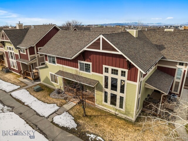 2236 Gallatin Green Blvd Unit C, Bozeman, MT 59718 - view of front of property featuring roof with shingles and board and batten siding
