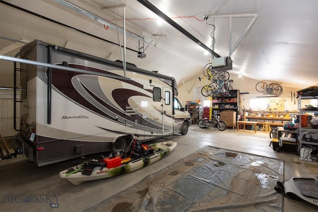 175 Vandyke Rd, Bozeman, MT 59718 - garage featuring a garage door opener