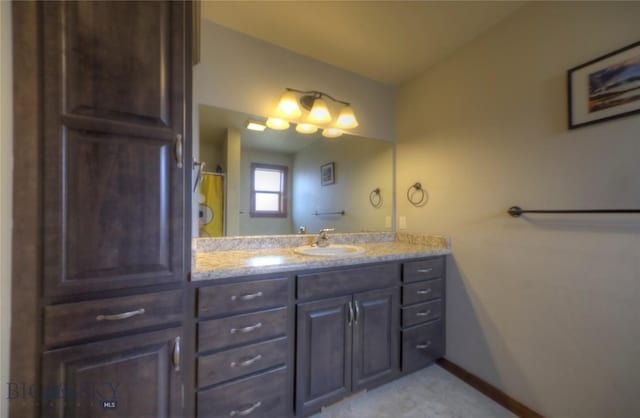 813 Pleiades Pl, Livingston, MT 59047 - bathroom with vanity and baseboards