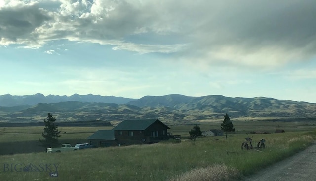 37 Bridger Meadow Ln, Emigrant, MT 59065 - mountain view with rural landscape