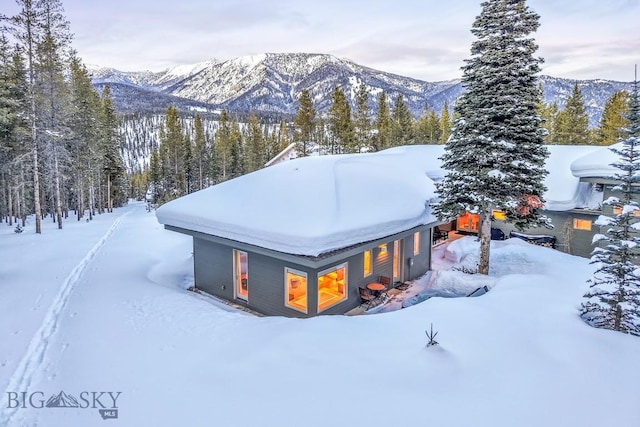 214 W Pine Cone Ter, Big Sky, MT 59716 - view of mountain backdrop