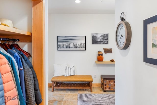 214 W Pine Cone Ter, Big Sky, MT 59716 - hallway with recessed lighting and baseboards