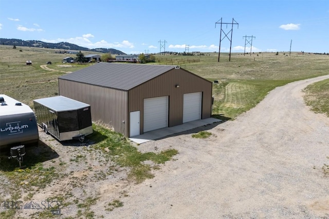 590 Coyote Ln, Butte, MT 59701 - view of outdoor structure with a view of countryside