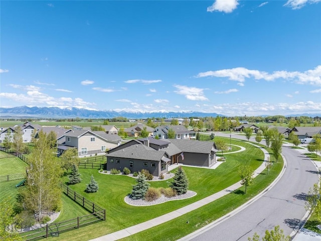 154 Nellie Ct, Manhattan, MT 59741 - aerial perspective of suburban area featuring mountains