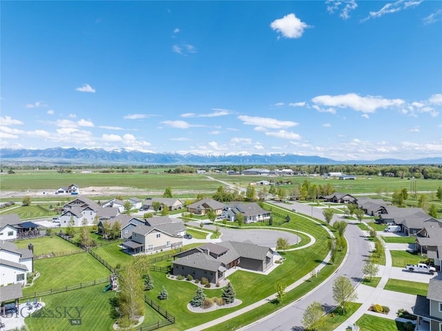 154 Nellie Ct, Manhattan, MT 59741 - aerial view of residential area with a mountain backdrop