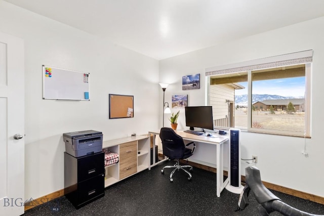 83 Sky Vw, Ennis, MT 59729 - home office with baseboards