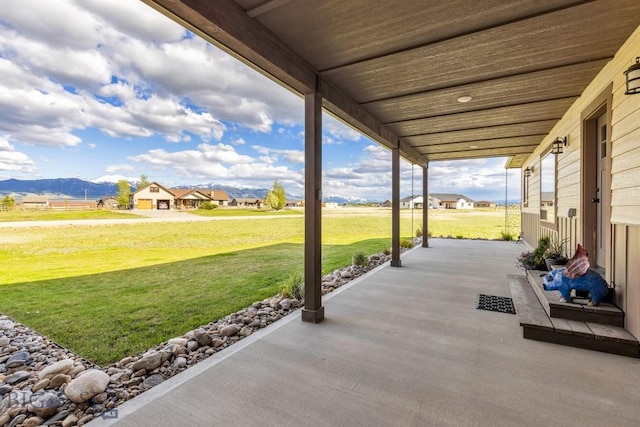 83 Sky Vw, Ennis, MT 59729 - view of patio / terrace featuring a mountain view