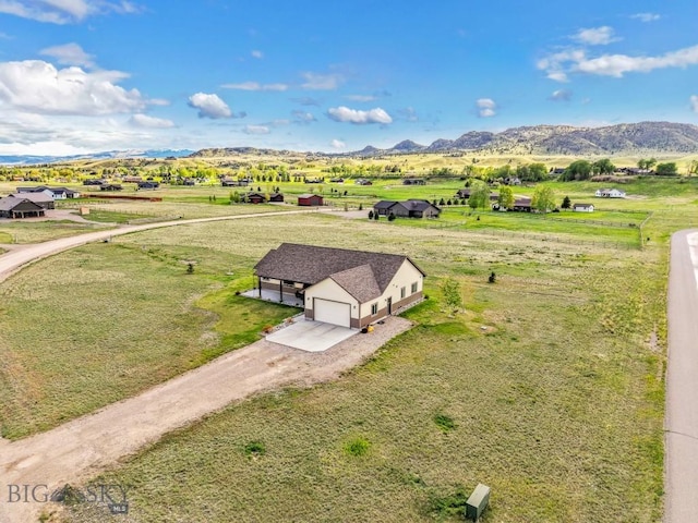 83 Sky Vw, Ennis, MT 59729 - aerial view of sparsely populated area featuring a mountainous background