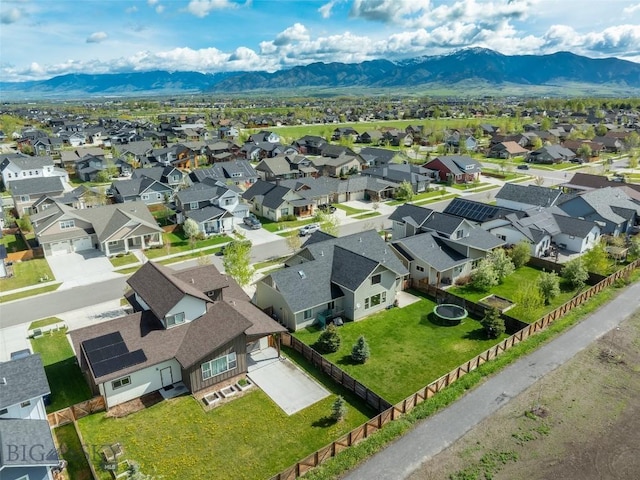 4156 Sunstone St, Bozeman, MT 59718 - bird's eye view with a residential view and a mountain view