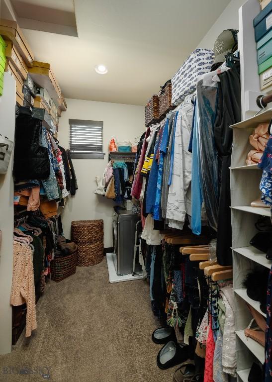 4156 Sunstone St, Bozeman, MT 59718 - walk in closet featuring carpet floors
