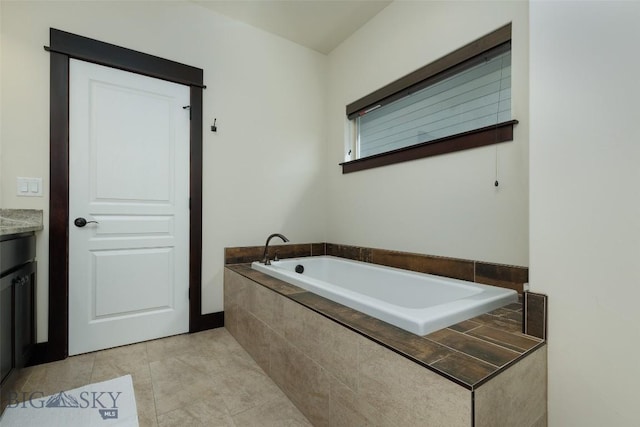 4156 Sunstone St, Bozeman, MT 59718 - full bath with tile patterned floors and a garden tub