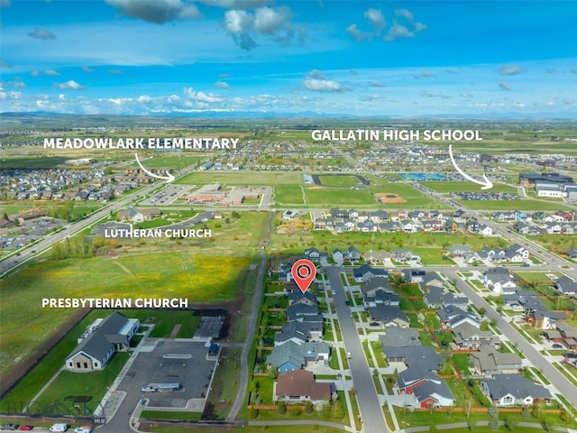 4156 Sunstone St, Bozeman, MT 59718 - aerial view with a residential view