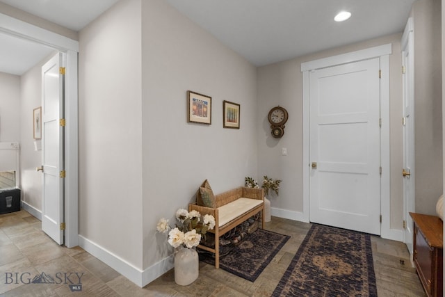 676 Tillyfour, Bozeman, MT 59718 - foyer with baseboards and recessed lighting