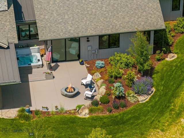 676 Tillyfour, Bozeman, MT 59718 - view from above of property