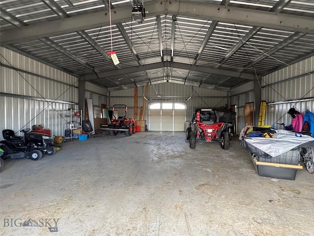 23 Indian Rings Rd, Big Timber, MT 59011 - garage featuring metal wall