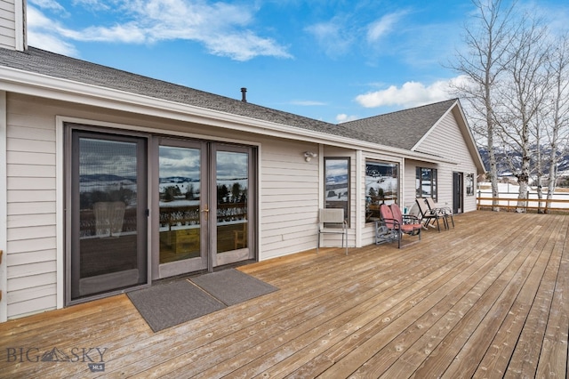 3310 Tumbleweed Dr, Bozeman, MT 59715 - view of wooden terrace