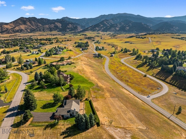 3310 Tumbleweed Dr, Bozeman, MT 59715 - drone / aerial view featuring a mountain view and a rural view