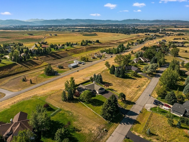 3310 Tumbleweed Dr, Bozeman, MT 59715 - bird's eye view with a mountain view and a rural view