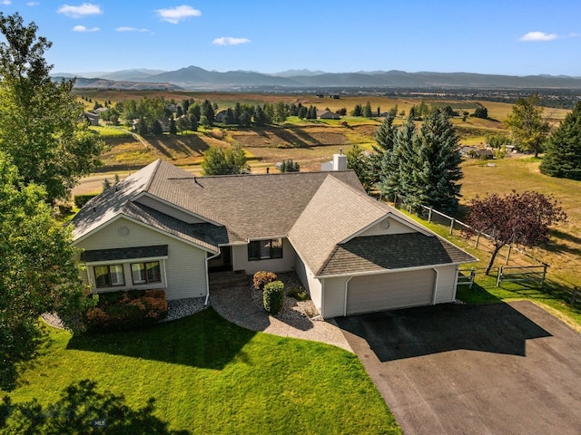 3310 Tumbleweed Dr, Bozeman, MT 59715 - birds eye view of property featuring a mountain view