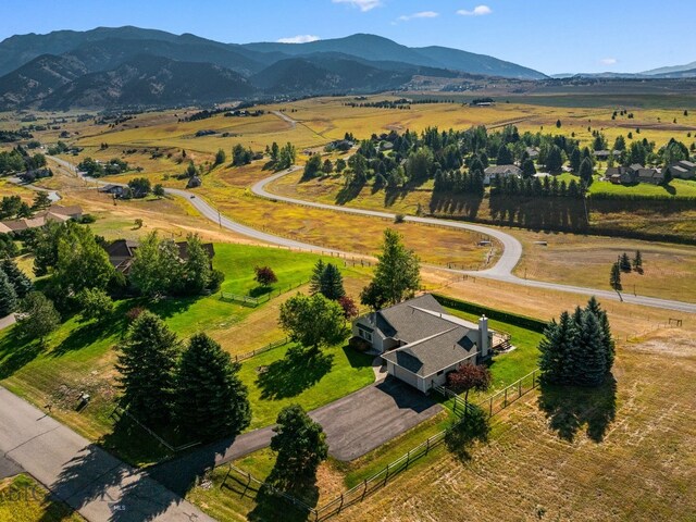 3310 Tumbleweed Dr, Bozeman, MT 59715 - aerial view featuring a rural view and a mountain view