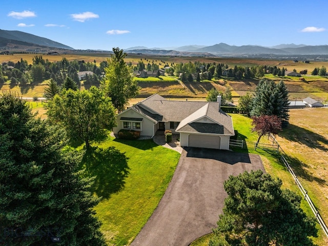 3310 Tumbleweed Dr, Bozeman, MT 59715 - birds eye view of property with a mountain view