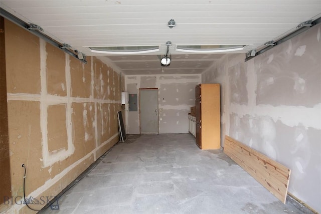 510 Flathead Ave, Bozeman, MT 59715 - garage with electric panel and a garage door opener