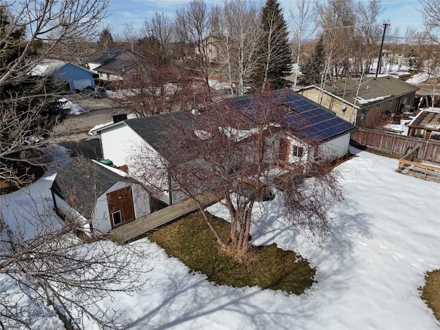 510 Flathead Ave, Bozeman, MT 59715 - snowy aerial view featuring a residential view